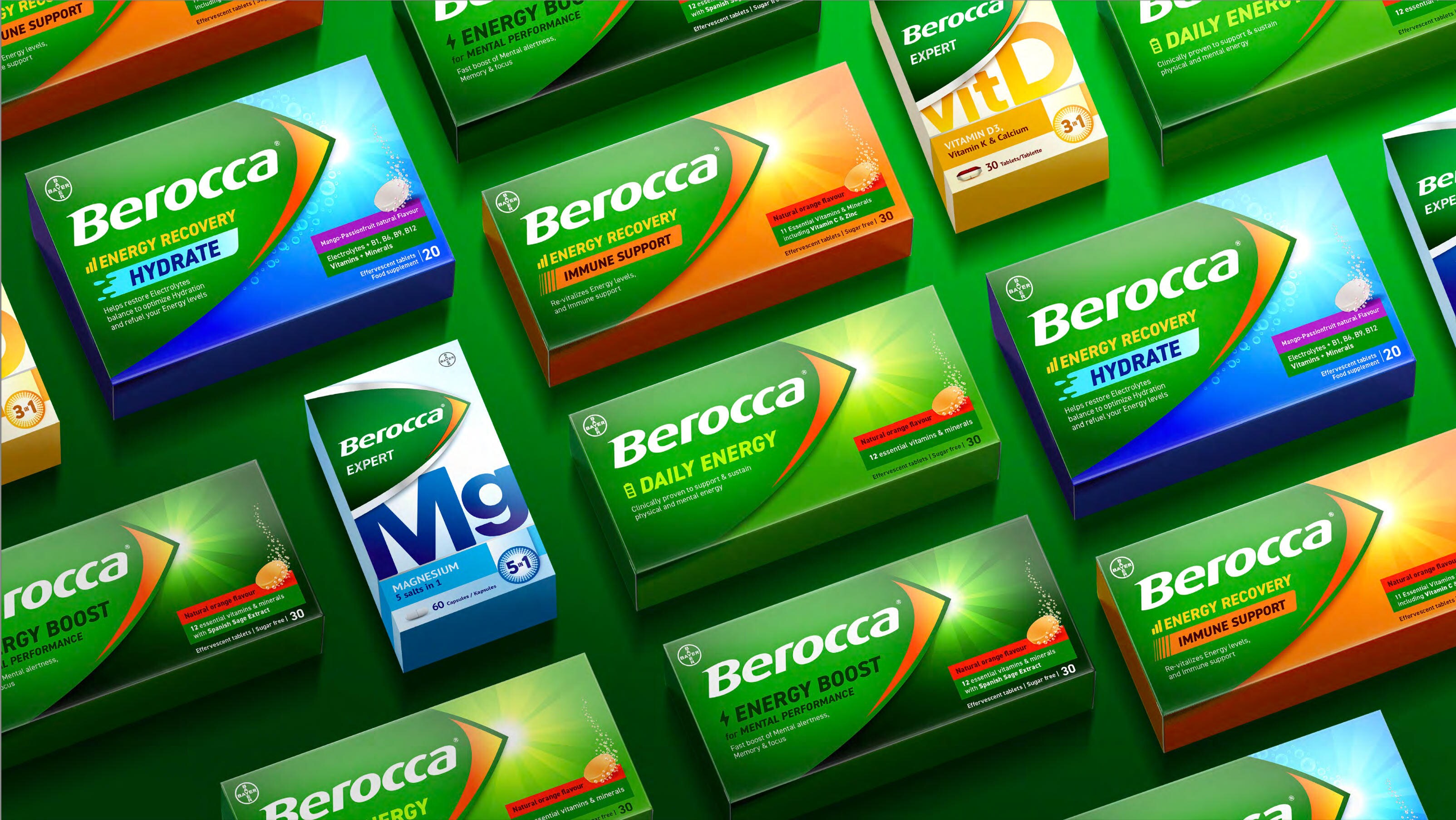 Berocca pack design