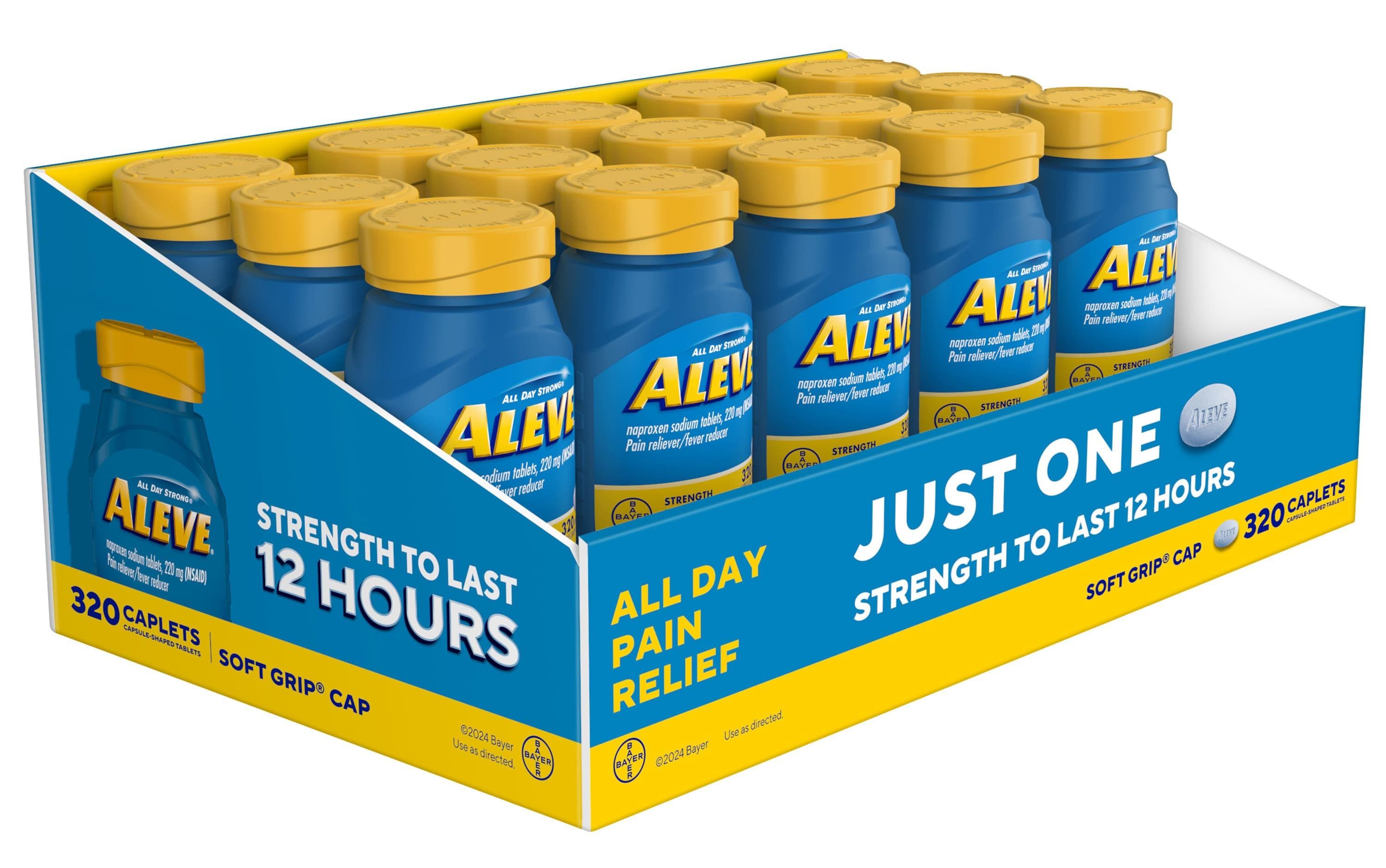 Aleve club tray hero image