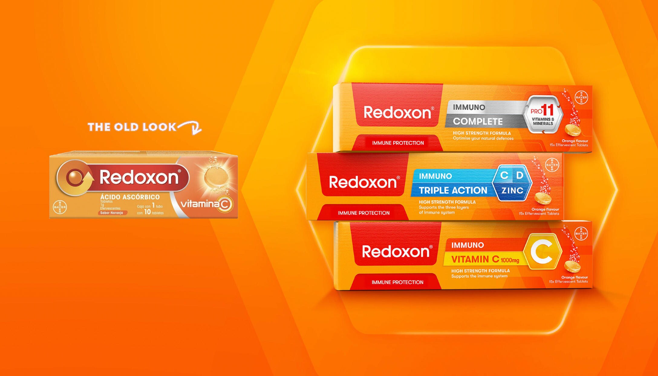 Redoxon before after image