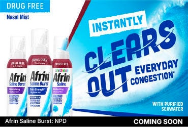 Afrin Saline burst projects page